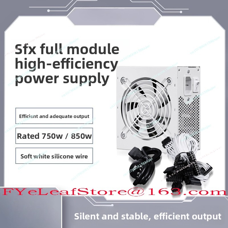 Sfx Power Supply 850W Gold - SFX Módulo completo Blanco puro 750W
