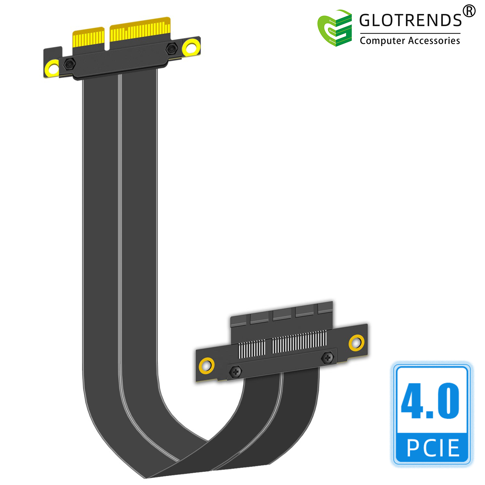 Pcie 4.0 X16 Riser Cable 90 Degree - Cable Riser PCIe 4.0 X4, Ángulo