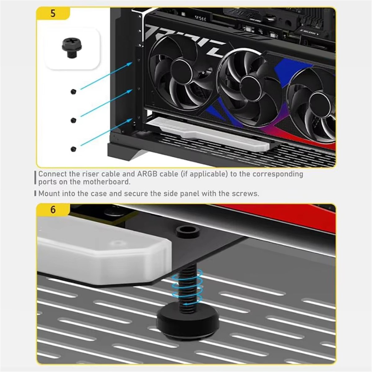 Soporte de Montaje Vertical pa - Pcie 4.0 X16 Riser Cable 90 Degree reseña y precio