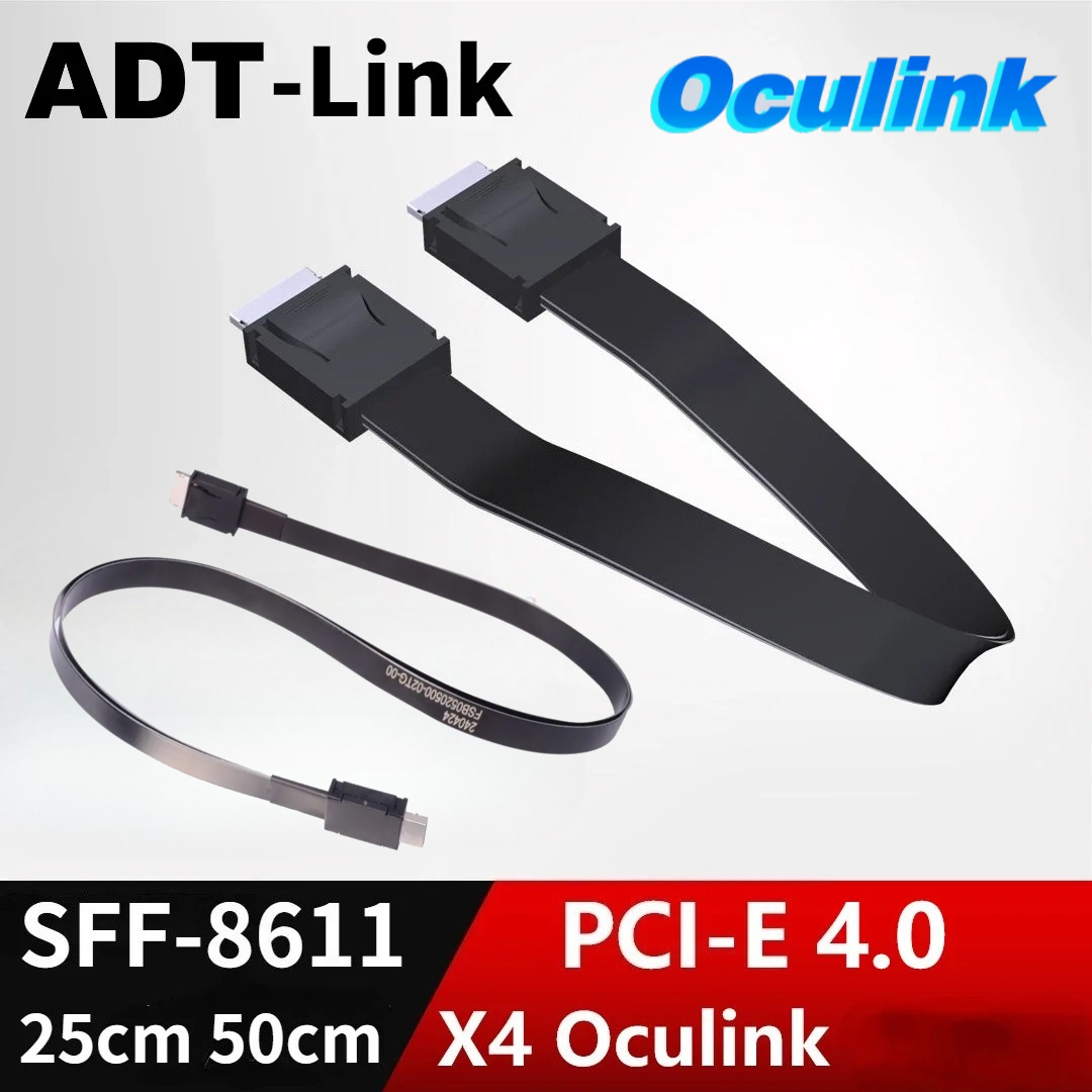 Cable de Extensión Oculink FFC - External Gpu Dock Pcie 4.0 Oculink reseña y precio