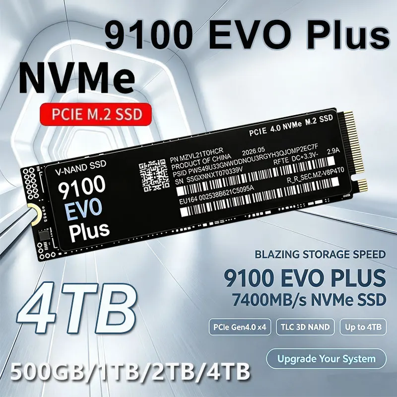 9100 EVO Plus M.2 NVMe SSD 1TB - M.2 Nvme 4Tb Pcie 4.0 Ssd reseña y precio