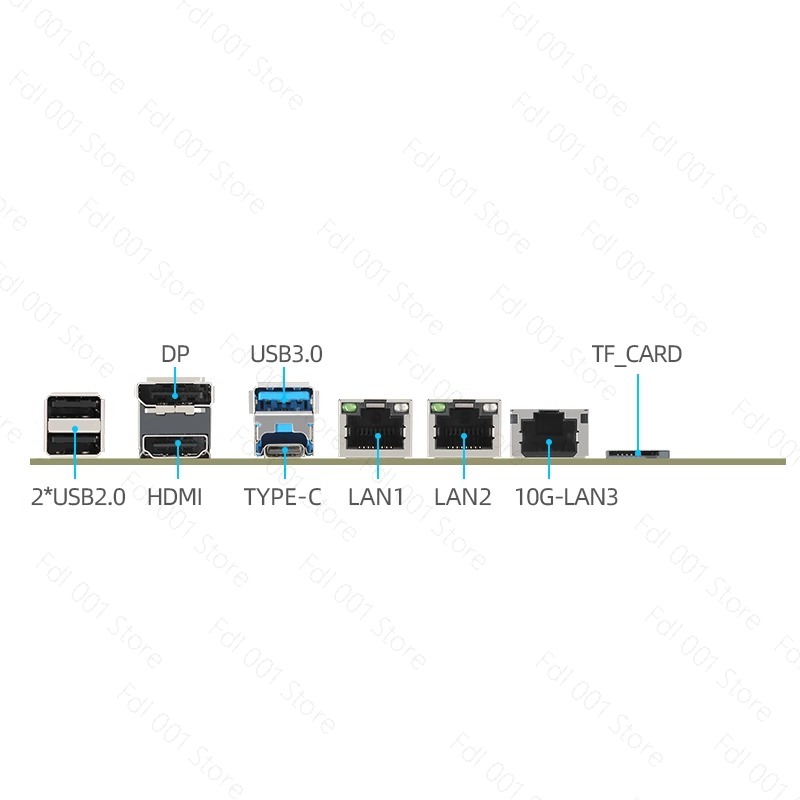 Placa Base N100 Dual 2.5G 10G  - Nas Motherboard N100 6 Sata reseña y precio
