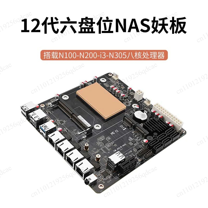 Placa Base NAS Escalable de 10 - Nas Motherboard N100 6 Sata reseña y precio