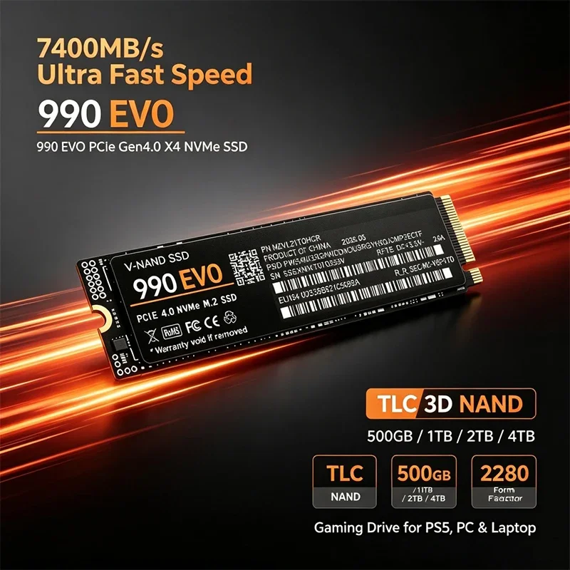 SSD NVMe M.2 para Juegos 990 E - M.2 Nvme 4Tb Pcie 4.0 Ssd reseña y precio