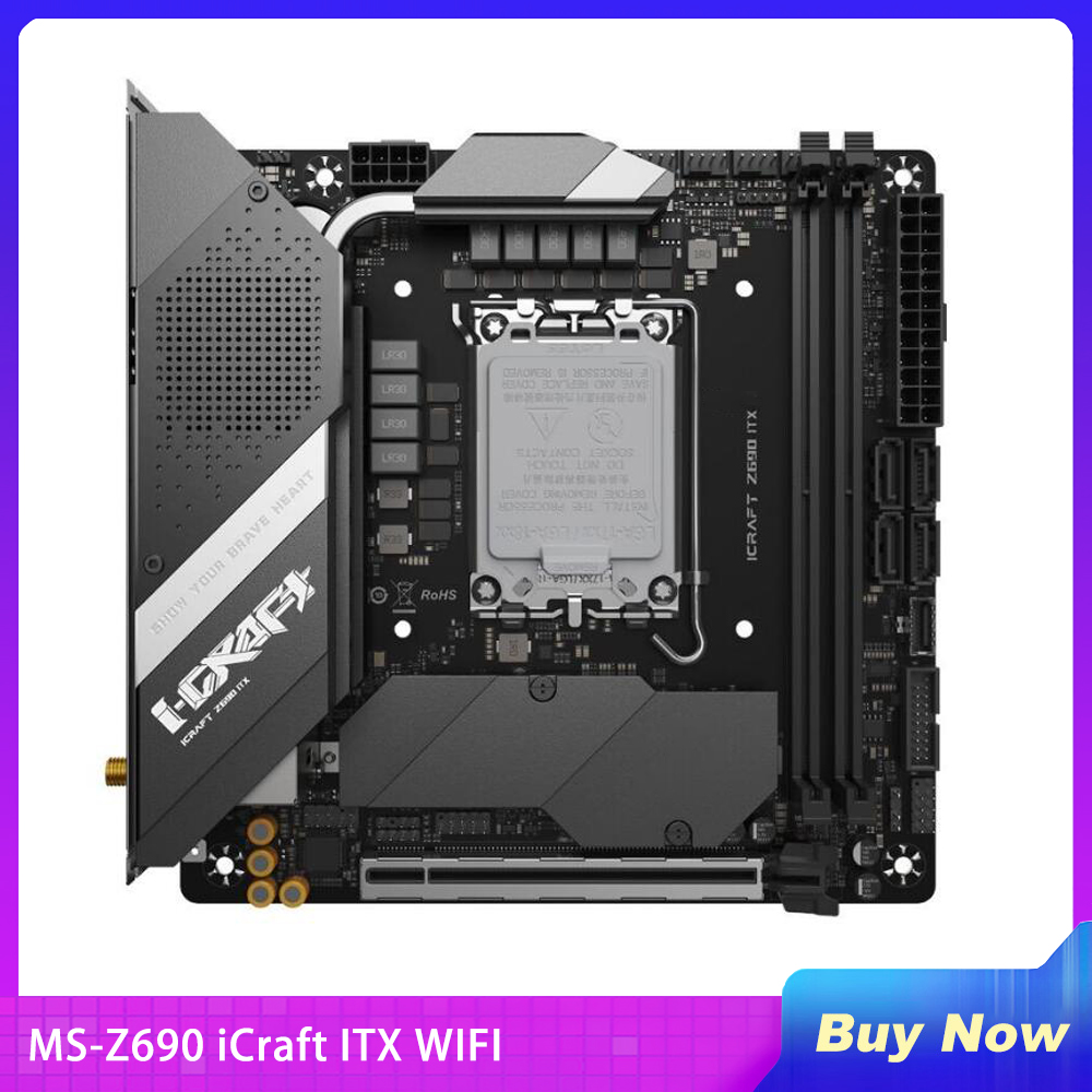 Nuevo MS-Z690 iCraft ITX WIFI  - Lga 1700 Ddr5 Itx Motherboard reseña y precio