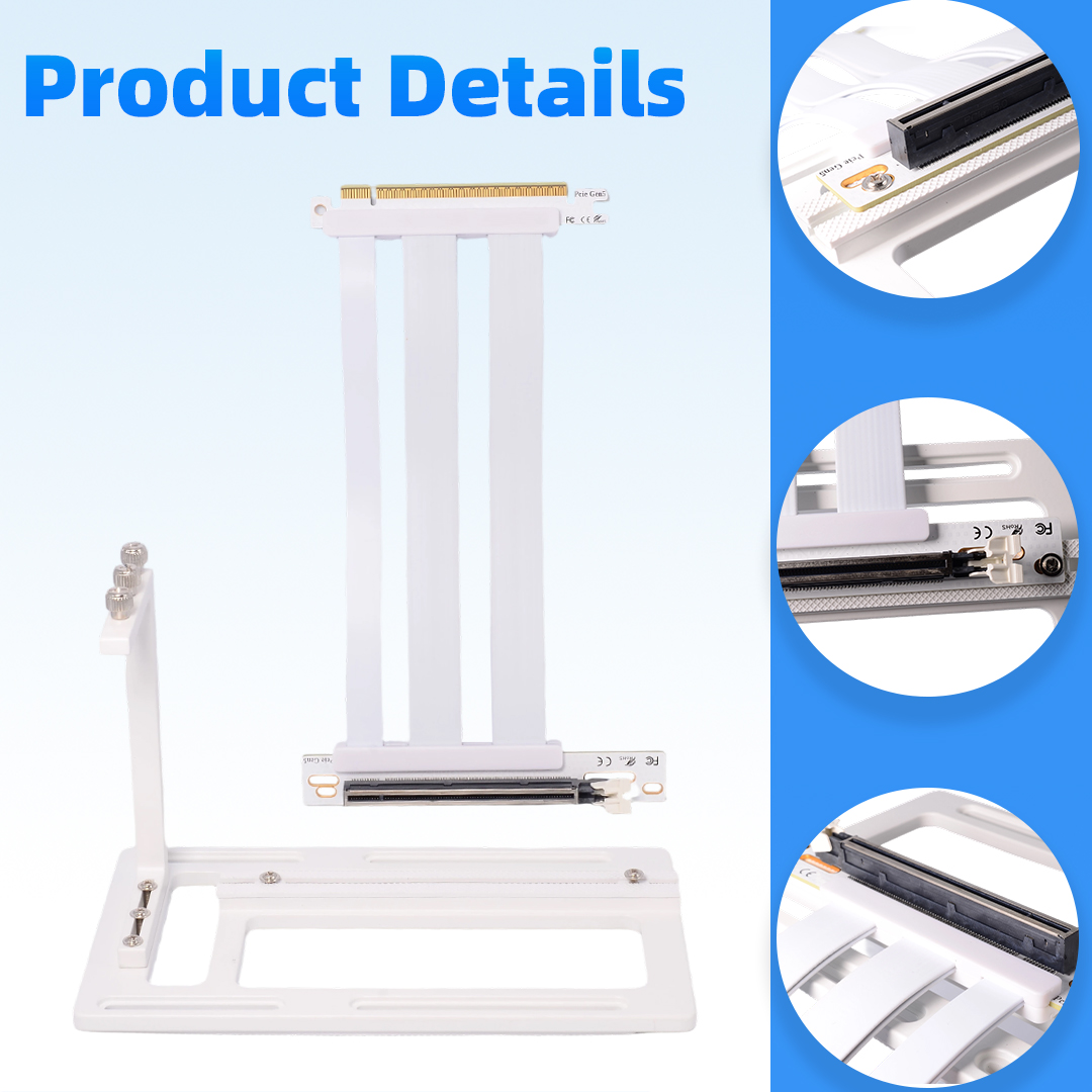 Cable Riser PCIe 5.0/4.0/3.0 X - Pcie 4.0 X16 Riser Cable 90 Degree reseña y precio