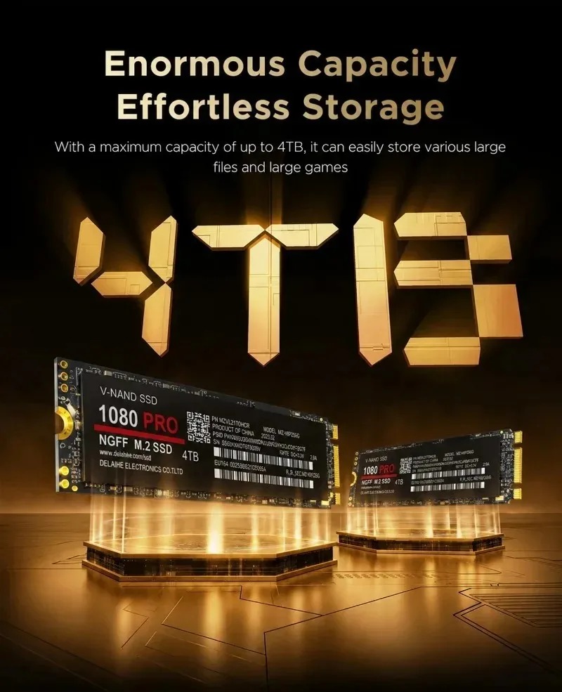 Unidad de Estado Sólido 108OPR - M.2 Nvme 4Tb Pcie 4.0 Ssd reseña y precio