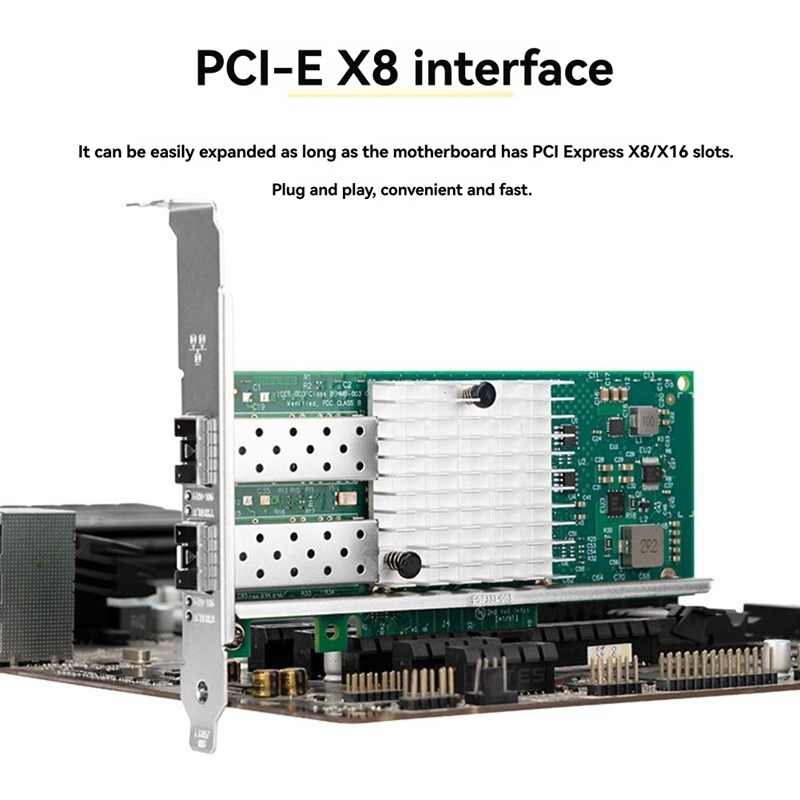 X520-DA1 Tarjeta de red de dob - 10Gb Sfp+ Pcie Network Card Dual Port reseña y precio