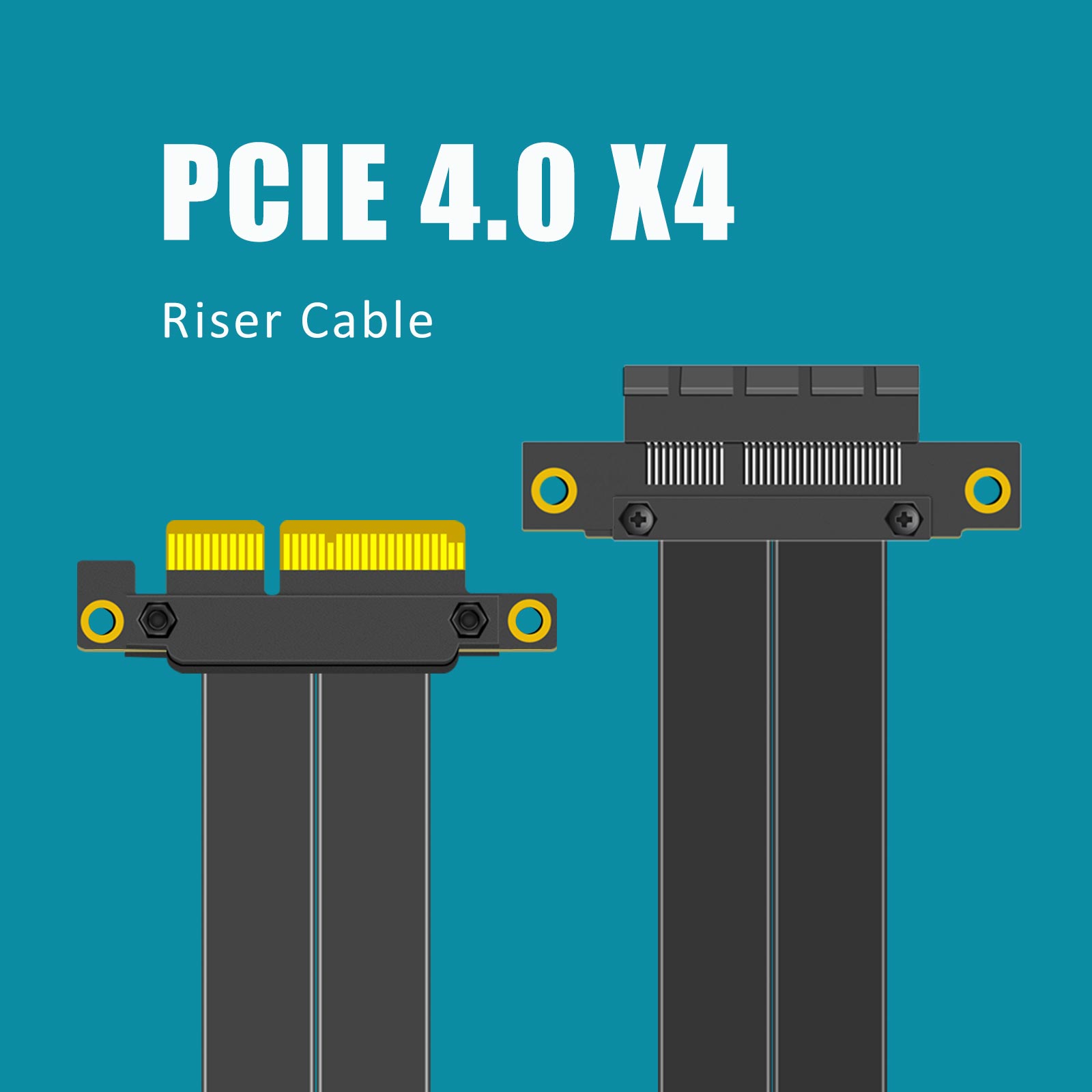 Cable Riser PCIe 4.0 X4, Ángul - Pcie 4.0 X16 Riser Cable 90 Degree reseña y precio