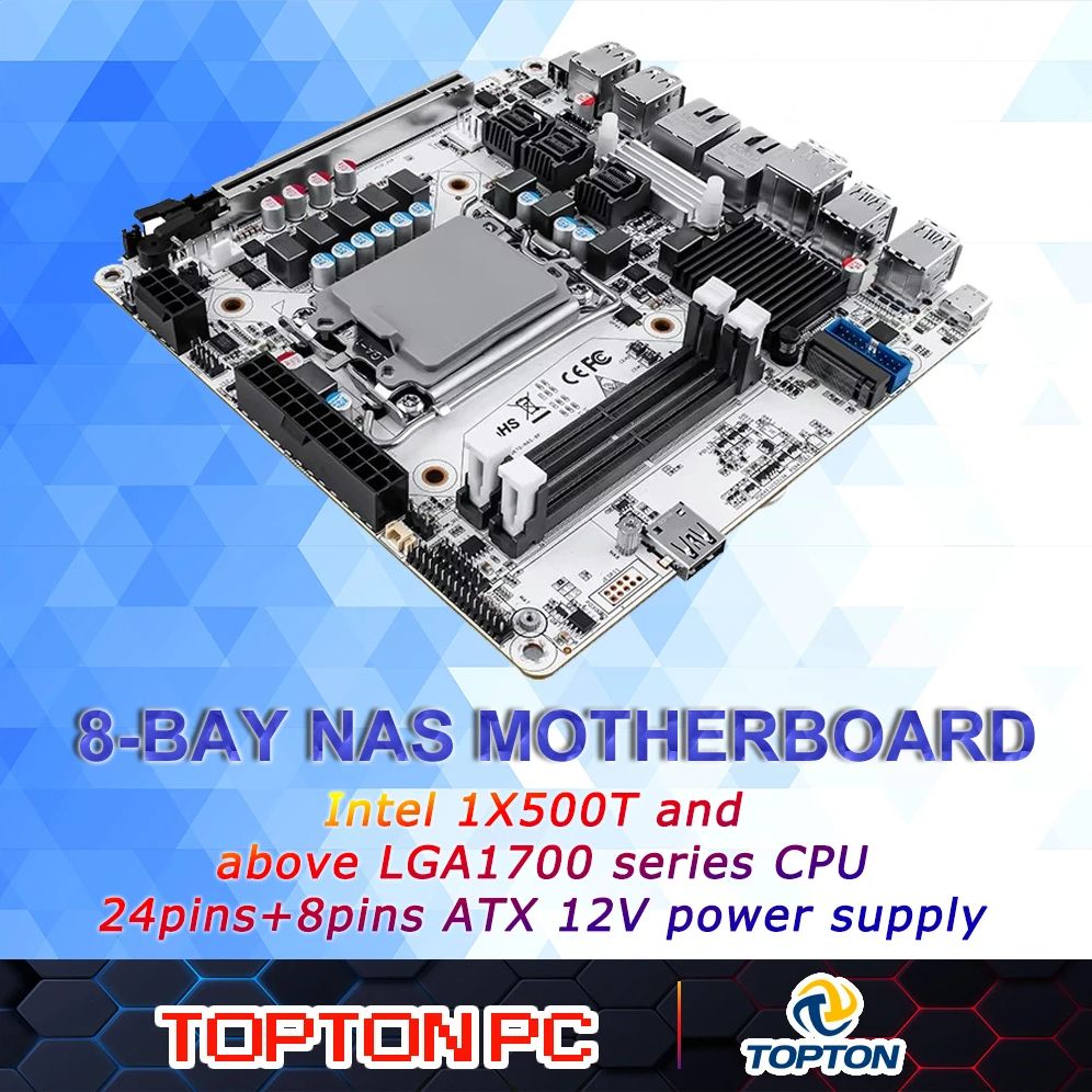 Placa base NAS Mini ITX de 8 b - Lga 1700 Ddr5 Itx Motherboard reseña y precio